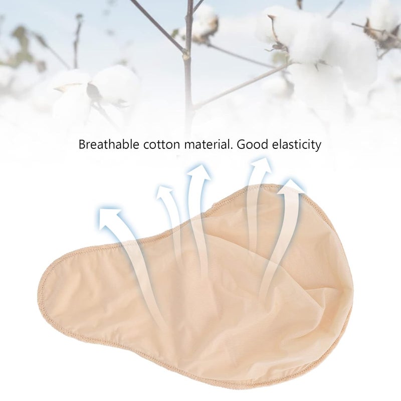 woobles Fake Breast Protective Case, Mastectomy Breast Breast Prosthesis Protective Pockets Cotton Prosthesis Mastectomy Bra[Lt] - Image 2